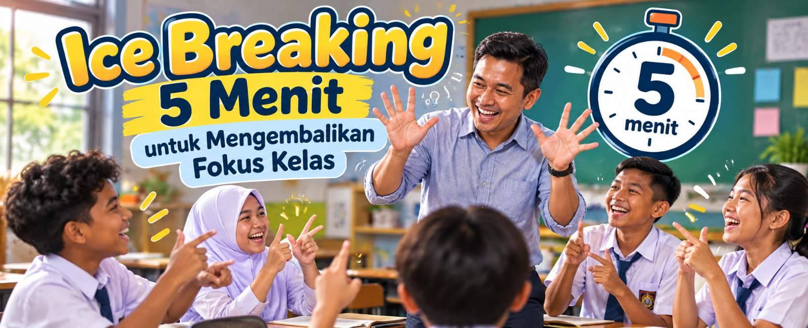 Ice Breaking 5 Menit untuk Mengembalikan Fokus Kelas